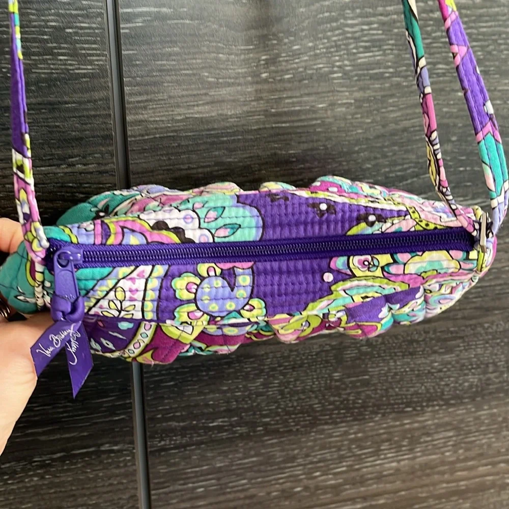 EUC Vera Bradley Quilted Colourful Cotton Crossbody Bag - Picture 8 of 10